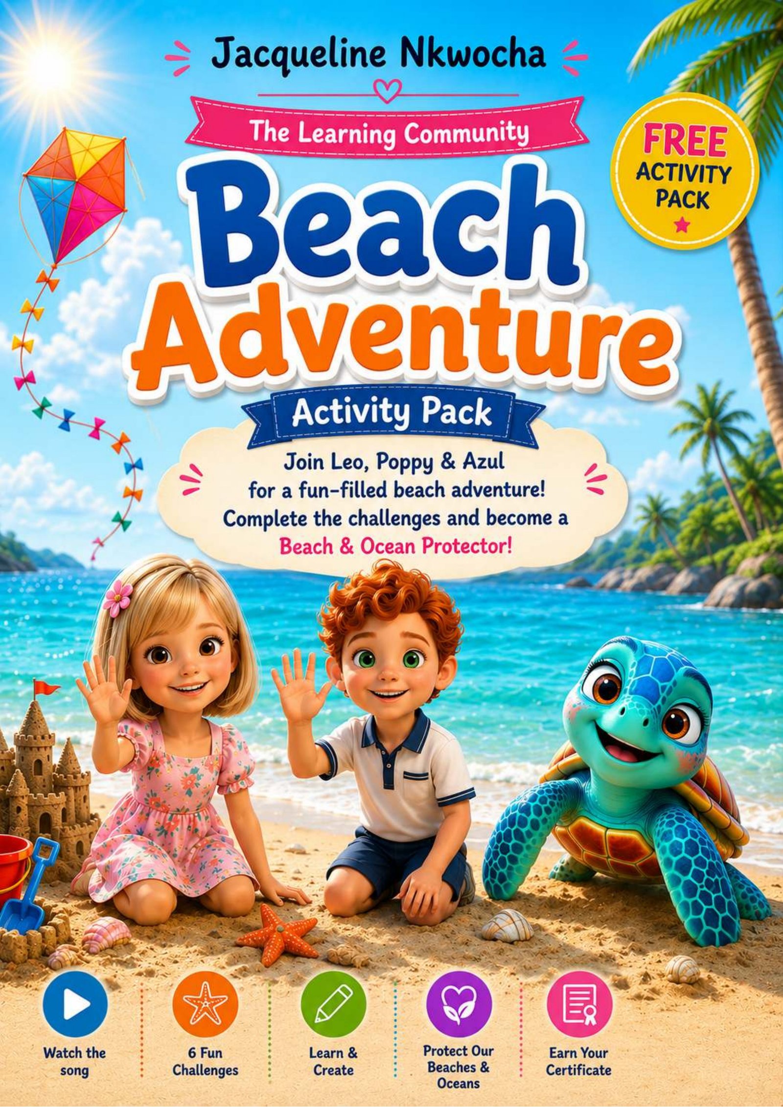Beach Adventure Activity Pack — Become a Beach and Ocean Protector