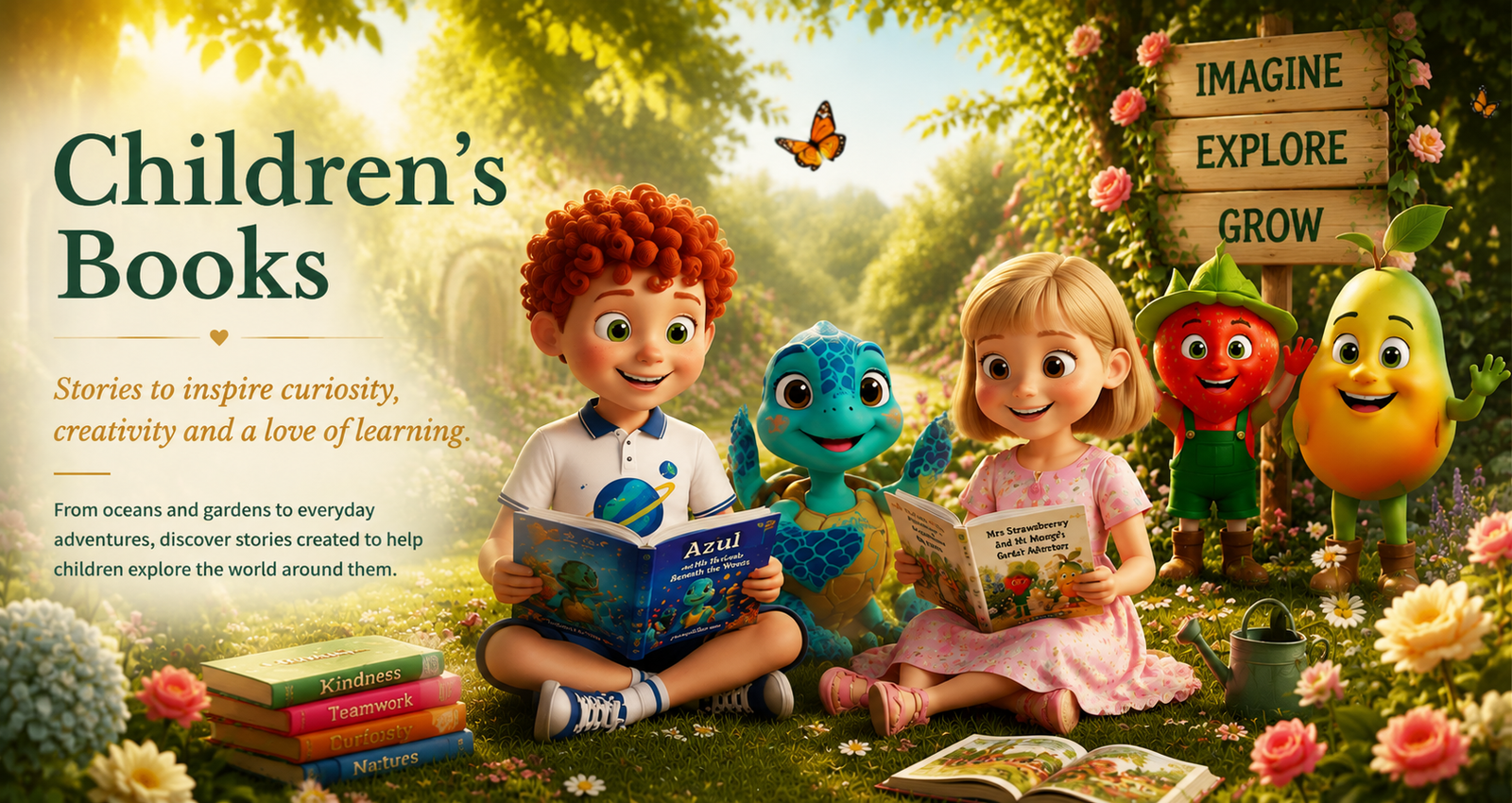Children’s Books — stories to inspire curiosity, creativity and a love of learning