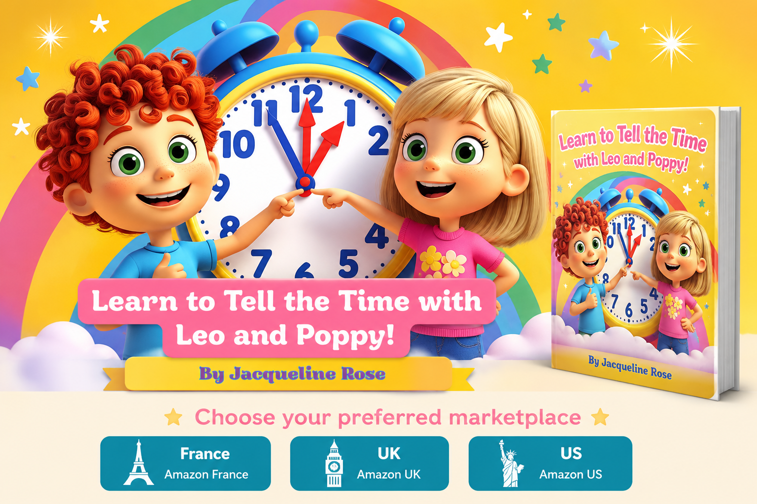 Learn to Tell the Time with Leo and Poppy