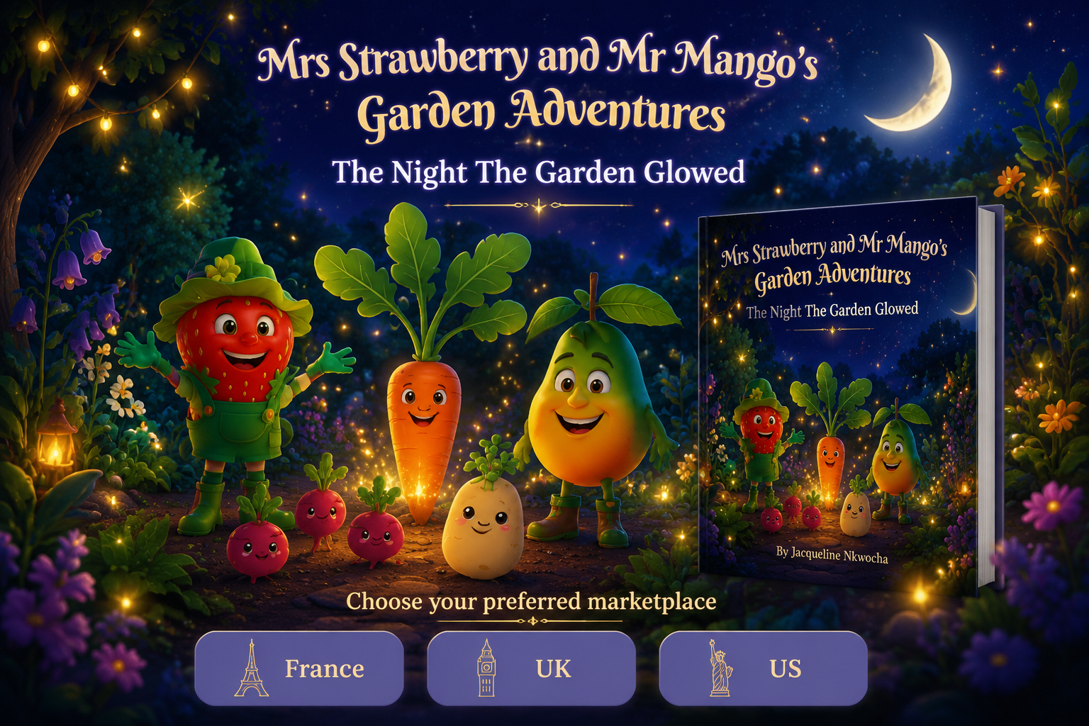 Mrs Strawberry and Mr Mango’s Garden Adventures: The Night The Garden Glowed