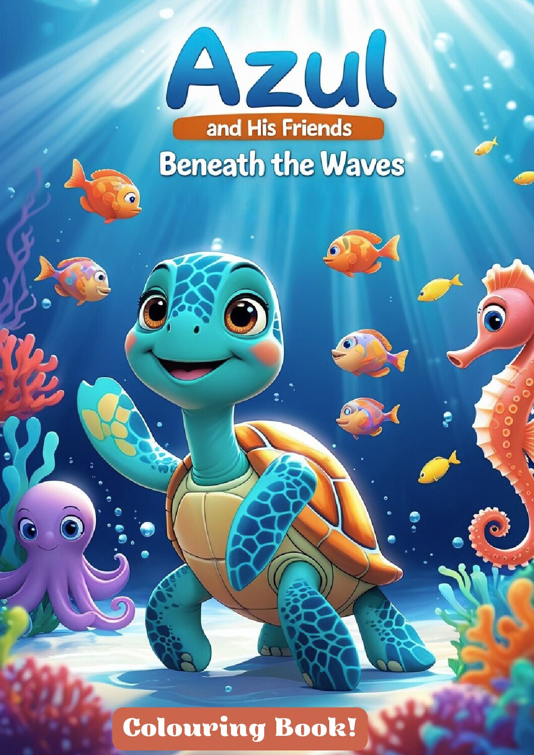 Azul and His Friends Beneath the Waves